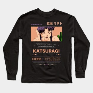 Misato Katsuragi II | IKIGAISEKAI Long Sleeve T-Shirt